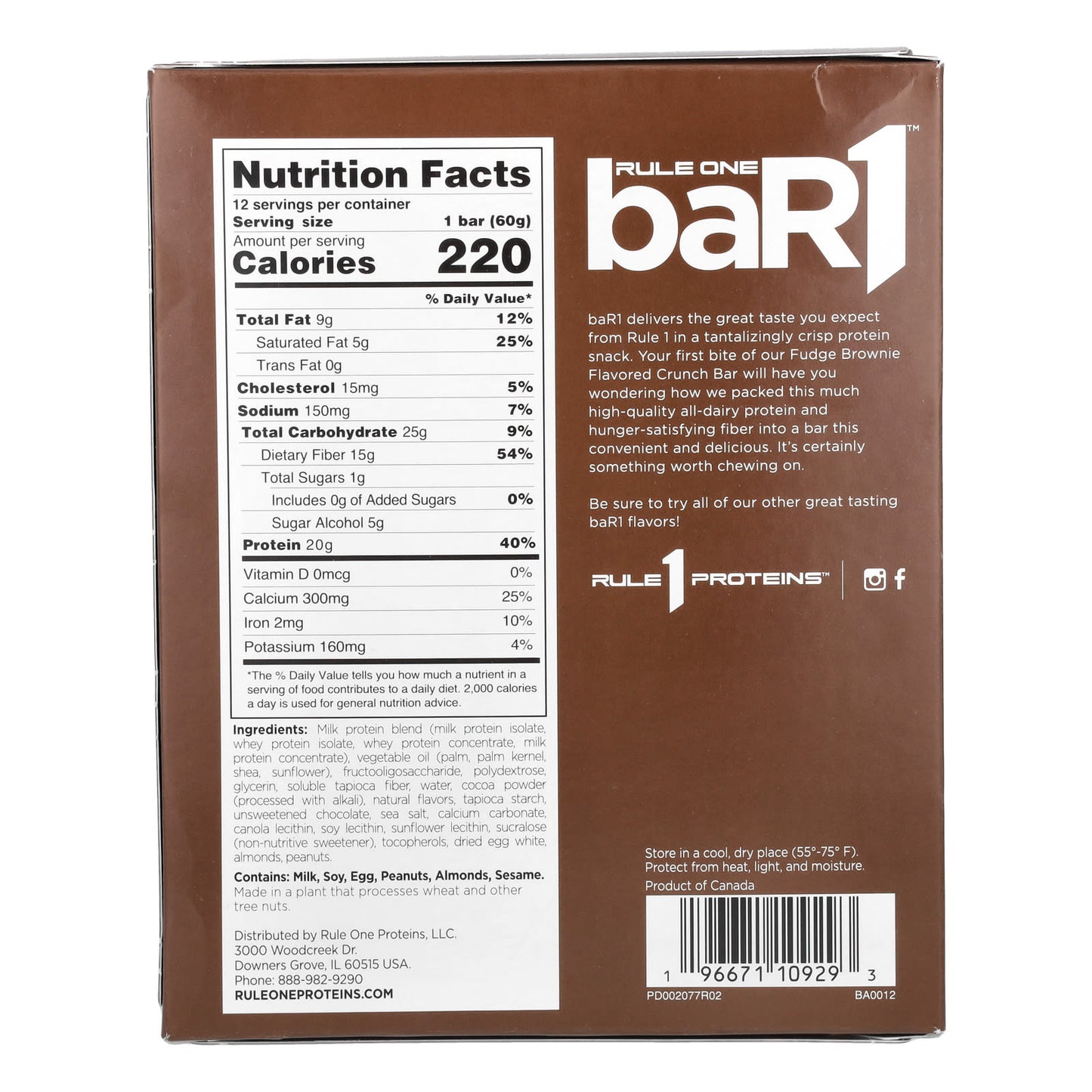 Crunchy Protein Bar