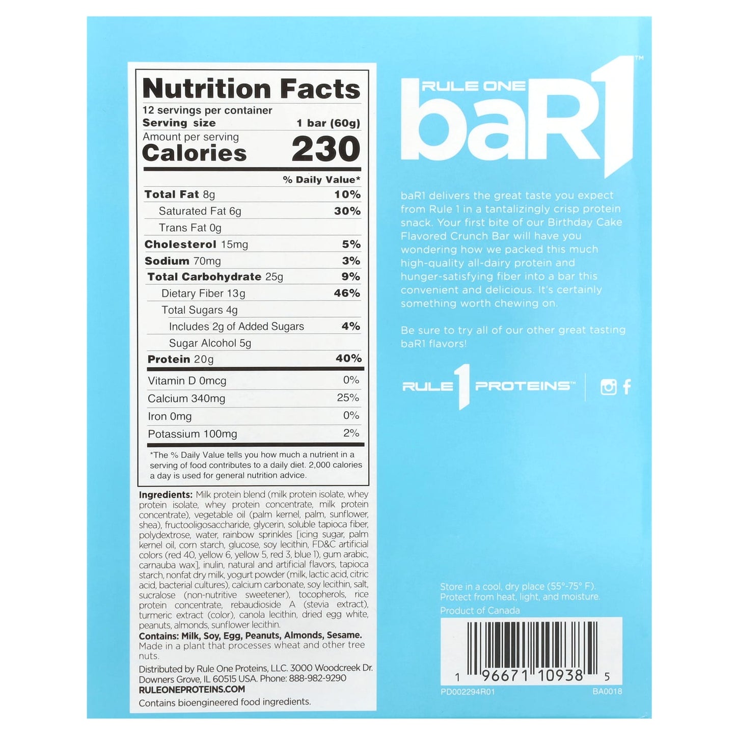 Crunchy Protein Bar