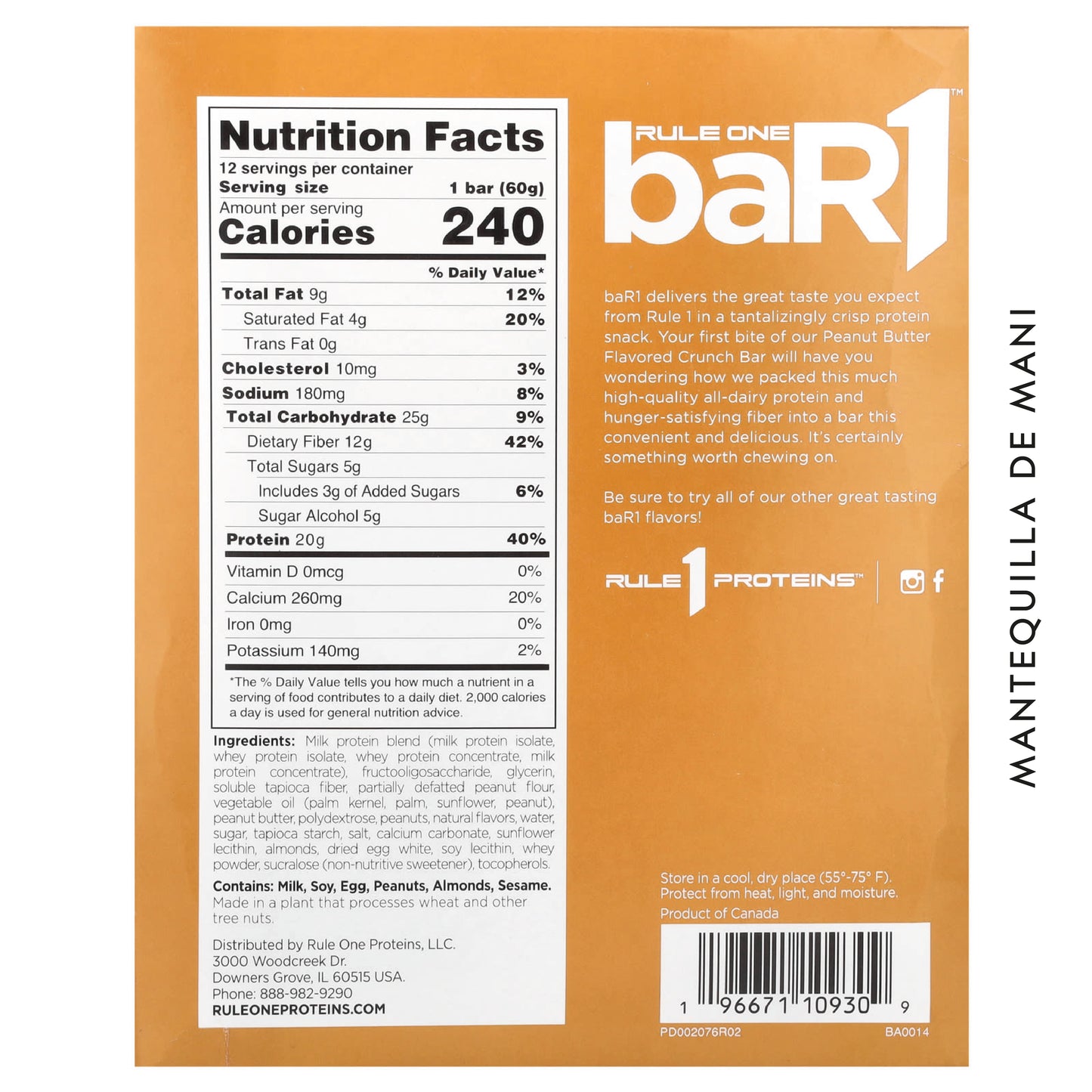 Crunchy Protein Bar