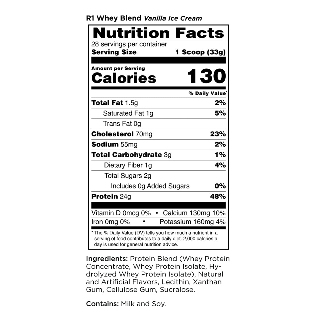 Proteína whey Rule One